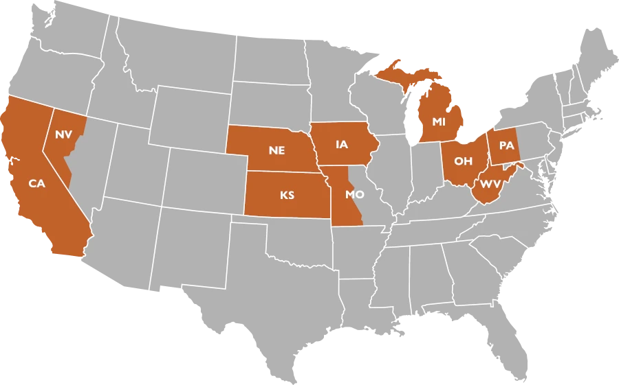 Electris360 Rep Coverage Map